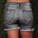 Women's Clothing Distressed Denim Shorts With Fringe Hem - Plus Size 5-Pocket Mid-Thigh Bermuda (S-4XL)_mkmklike.com