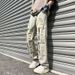Men's Vintage Distressed Denim Jeans | 90s Baggy Streetwear Pants | Oversized Straight-Leg Relaxed Fit | Y2K Grunge Aesthetic_mkmklike.com