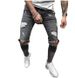 men's jeans, new ripped and slim fit men's clothing, small leg pants, long pants, cross-border wish_mkmklike.com