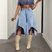 Women's Casual Capri Pants 66602# Trendy Versatile Outfit Jeans Style 86 In Stock_mkmklike.com
