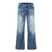 Vintage Cracked Branch Denim Jeans – Heavyweight Washed Straight-Leg Unisex Pants, Cleanfit Aesthetic (Blue, S-XXL)_mkmklike.com