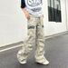 Military Cargo Jeans With Zipper Pockets – Vintage Streetwear Camo Denim Pants For Men & Women (S-4xl)_mkmklike.com