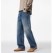Men's Cleanfit Straight-Leg Jeans – Vintage Washed Denim, Relaxed Fit, 100% Cotton (Sizes 28-38, No-Stretch)_mkmklike.com