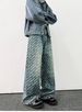 Letter-Print Jacquard Jeans – Relaxed Fit Straight-Leg Denim Pants For Men (S-3XL)_mkmklike.com