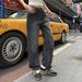 Men's Clothing Stitch Jacquard Denim Jeans Niche Design Black Grey Distressed Wash Loose Fit Wide Leg Slimming High Street Cropped Trousers_mkmklike.com