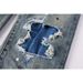 Unisex American Y2K Hip Hop Motorcycle Stacked Flared Jeans, Mud-Wash Vintage Blue With Contrast Lining & Large Rips, Black-White Splatter Paint, Brea_mkmklike.com