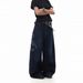Lightning Bolt Embroidered Distressed Jeans - Baggy Wide-Leg Men's Pants With Washed Vintage Look (S-XXXL, Summer Streetwear)_mkmklike.com