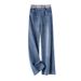 High End Wide Leg Pants for Women Slimming Straight Elastic Waist Fashionable Versatile Petite Autumn Style 2025_mkmklike.com