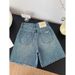 Women's Clothing Retro American Blue Ripped Jeans High Waist Wide Leg Straight Mid Length Trendy Summer Style For Women_mkmklike.com
