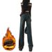 Retro High-waisted Fleece-lined Jeans For Women, New Autumn And Winter Thickened Loose Slimming Drapey Straight-leg_mkmklike.com