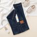 Winter High-Waisted Slimming Embroidered Flared Jeans for Women Cropped Fashionable Design for Petite Figures 2026 New Style_mkmklike.com