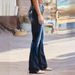 Women's Slim Fit Stretch Denim Jeans – High Waist Comfortable Casual Jeans With Embroidery Detail_mkmklike.com
