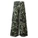 Men's Oversized Camo Cargo Pants - Streetwear Straight-Leg Tactical Joggers With Adjustable Drawstring Waist_mkmklike.com