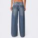 Women's Wide Leg Printed Jeans - Relaxed Fit Vintage Washed Denim Pants For Casual & Office (Dark Blue, S-XL)_mkmklike.com