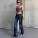 Cross-Border New American Retro Hot Girl Flared Pants Versatile Stretch Slim Fit Slimming Jeans For Women_mkmklike.com