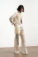 Vintage-Inspired Printed Wide-Leg Jeans – High-Waisted Boho Flare Pants With Retro 70s Aesthetic_mkmklike.com