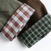 Eon Modish 25 Autumn New American Fashion High Street Turn-Down Collar Patchwork Plaid Workwear Jacket Coat_mkmklike.com