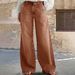 mid Rise Stretch Wide Leg Jeans for Women Casual Cotton Denim with Front And Back Pockets European And American Style_mkmklike.com