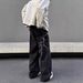 Men's Clothing Men'sJeans High Quality 2025 Loose And Handsome Wide Leg Trousers Hiphop Loose Wide Leg Jeans_mkmklike.com