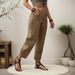 Women's Wide Leg Jeans Loose Fit Banana Pants Slimming Elastic Waist European And American Cross Border Trade Denim_mkmklike.com