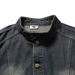 Men's Clothing Retro Stand Collar Washed Denim Single Breasted Casual Jacket_mkmklike.com