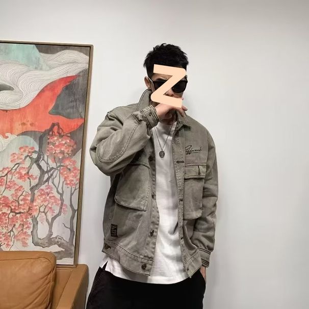 Autumn And Winter Denim Jacket Men's New Style Men's Workwear Jacket Men's Style Men's Clothing_mkmklike.com