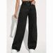 High Waisted Straight Leg Jeans Women's Loose Fit Wide Leg Pants Solid Color Denim Petite Autumn Winter European American Styles_mkmklike.com