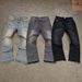 Vintage Washed Men's Jeans Distressed Denim Pants Streetwear Style Grey Black Blue Retro High Street Fashion for Winter_mkmklike.com