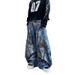Vintage Distressed Patchwork Jeans – Raw Hem Wide-Leg Denim Pants With Contrast Stitching For Men & Women (S-3xl)_mkmklike.com