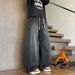 Men's Retro Bootcut Jeans With Fleece Lining, Relaxed Fit Casual Pants For Winter, Fashionable & Slimming Trousers_mkmklike.com
