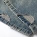 Distressed Washed Denim Floor-Length American High Street Style Men's Loose Casual Straight-Leg Pants With Destroyed_mkmklike.com