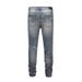 Men's Clothing High Street Diamond Splash Ink Wash Hole Patch Patchwork Hot Diamond Jeans Beggar Pants_mkmklike.com
