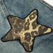 American High Street Lace-Up Denim Wide-Leg Men's Niche Design Five-Pointed Star Personalized Patch Embroidery Scimitar_mkmklike.com