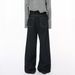 Men's Clothing Korean Style Cleanfit Blue Draped Loose Jeans Autumn New Arrival Simple Denim Clothing For Men_mkmklike.com