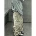 Vintage Washed Cotton Cargo Pants With Double Pockets – Relaxed Fit, Distressed Details, Streetwear Style_mkmklike.com