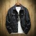 Men's Clothing Denim Jackets For Autumn And Winter, Japanese Style, Ripped Embroidery, Couple Trend, Large Size Denim Jackets, Shang Mengwei_mkmklike.com
