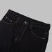Men's Slim Fit Stretch Jeans - Classic Black Straight Leg Denim Pants For Business Casual & Everyday Wear_mkmklike.com