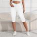 ATC08398 European And American Women's Skinny Jeans Capri Pants Versatile Casual_mkmklike.com
