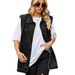 Trendy Denim Vest For Women – Sleeveless Button-Up Jacket With Pockets (Blue/Dark Grey, Sizes S-Xl)_mkmklike.com