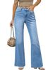 Women's High Waist Stretchy Flare Jeans – Slimming Retro Denim Pants With Comfort Fit_mkmklike.com