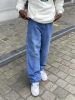 Men's Quality Baggy Denim Cargo Pants Men Boyfriend Pan Homme Y2k Fashion Blue Loose Fitted Side Pockets Patchwork Jeans_mkmklike.com