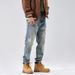 Men's Clothing High Street Loose Straight Jeans Men's Daddy Pants Tapered Long Pants_mkmklike.com
