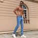Men's Slim Fit Stretch Jeans - Comfortable & Stylish Casual Pants For Everyday Wear_mkmklike.com