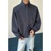 Cleanfit Deconstructed Stand-up Collar Bomber For Men, American Style Short Baseball With A Structured Shoulder_mkmklike.com