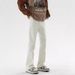 American Black Curved Knife Jeans, Men's Slim Fit Micro Flared Pants, High-End Feeling, Autumn Thin Style, Trendy Brand,_mkmklike.com