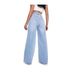 High-Waisted Straight-Leg Jeans For Women - Stretch Denim, Comfort Fit, Trendy Streetwear Style (XS-4XL)_mkmklike.com