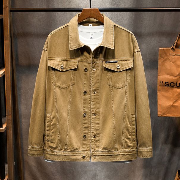 Northfold 2024 Autumn Denim Plus Size Loose Fit, Oversized Jacket For Big And Tall Men, Men's Jacket, Coat, Trendy_mkmklike.com