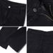 Black Straight-leg Jeans Petite Women, Plus Size, Loose Fit, Slimming, High-waisted, Wide-leg, Slightly Flared, Long_mkmklike.com