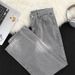 Men's High Street Washed Solid Color Jeans Comfortable Straight Leg Trendy Retro Casual Wide Leg Trousers_mkmklike.com