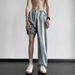 Nordmann European And American Style Retro Washed Light Blue Jeans For Men, Ins Trendy Brand High Street Draped Loose Wide-Leg_mkmklike.com